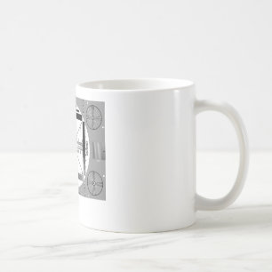 Fernsehtest-Muster Kaffeetasse