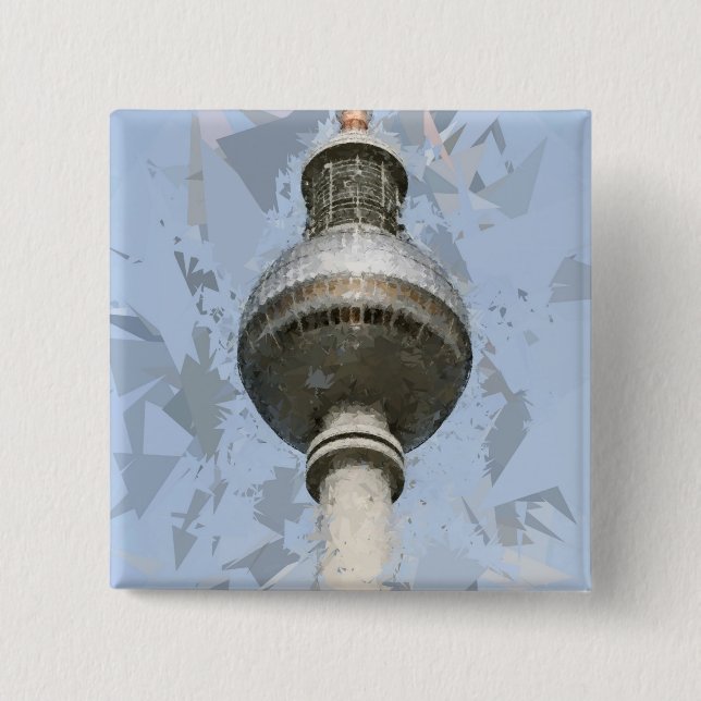 Fernsehturm Berlin Button (Vorderseite)