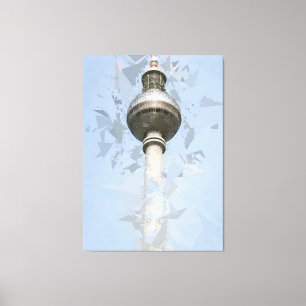 Fernsehturm Berlin, Deutschland Leinwanddruck