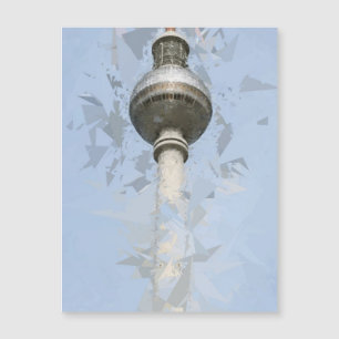 Fernsehturm Berlin, Deutschland Magnetkarte