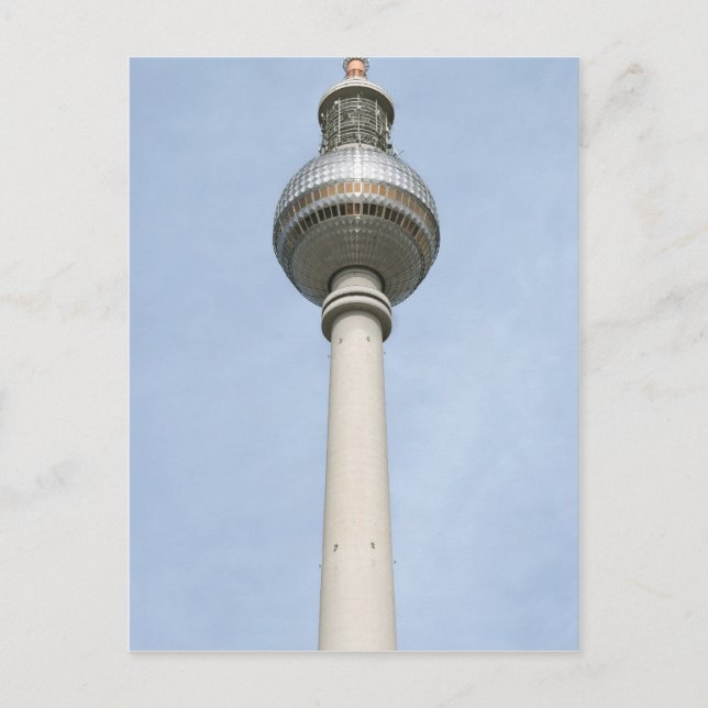Fernsehturm Berlin Postkarte (Vorderseite)