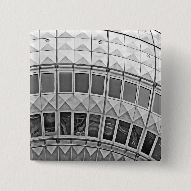 Fernsehturm (Fernsehturm), Berlin, künstlerisch Button (Vorderseite)