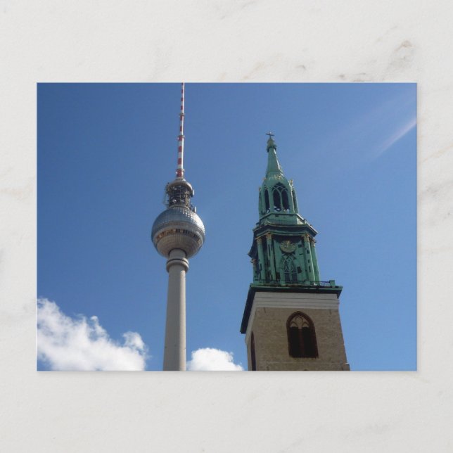 Fernsehturm Spire Postkarte (Vorderseite)