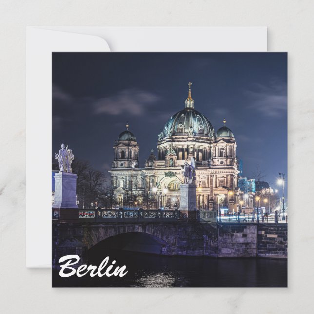 Fernsehturm und Berliner Dom in Berlin (Vorderseite)