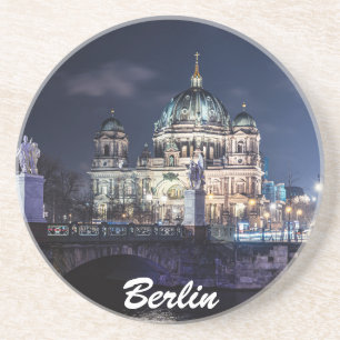Fernsehturm und Berliner Dom in Berlin Getränkeuntersetzer