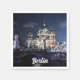 Fernsehturm und Berliner Dom in Berlin Serviette