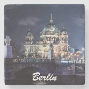 Fernsehturm und Berliner Dom in Berlin Steinuntersetzer