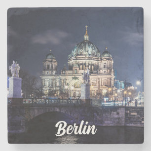 Fernsehturm und Berliner Dom in Berlin Steinuntersetzer