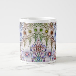 Ferns'N Blume Abstrakt Jumbo-Tasse