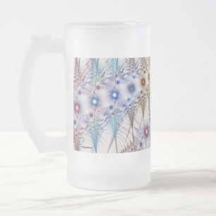 Ferns'N Blume Abstrakt Mattglas Bierglas