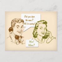 Fernsprechwechsel Postkarte