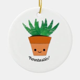 Ferntastic Fern Keramik Ornament