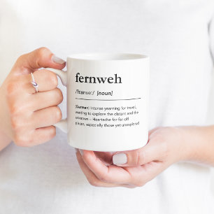 Fernweh German Words Globetrotter Traveller Kaffeetasse