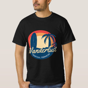 Fernweh Tropisches Paradies T-Shirt