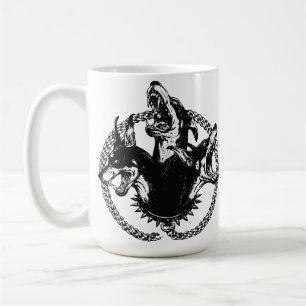 Ferocious Drei-Headed Hound Kaffeetasse