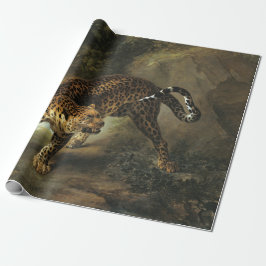 Ferocious Wild Leopard (von Jean-Baptiste Oudry) Geschenkpapier