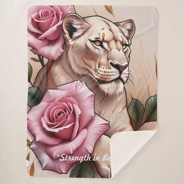 "Ferocity Meets Elegance" Sherpadecke (Vorderseite)