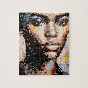 Ferocity Vibrant Pixel Art Portrait