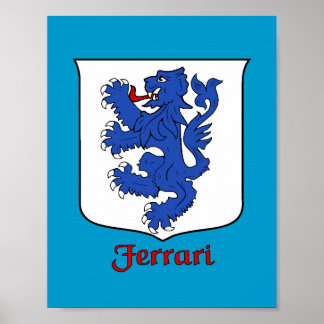 Ferrari-Produktreihe Schild