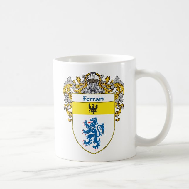 Ferrari-Wappen (überzogen) Kaffeetasse (Rechts)
