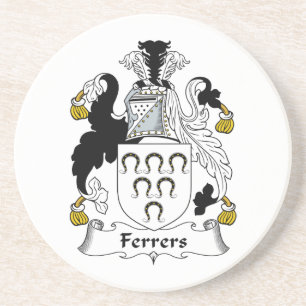 Ferrers Familienwappen Getränkeuntersetzer