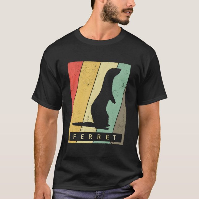 Ferret Animal T-Shirt (Vorderseite)