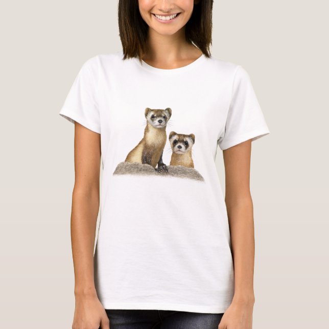 Ferret Duo T - Shirt (Vorderseite)