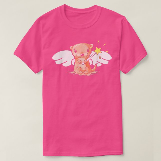Ferret Fairy Ferrets Eigentümer Magier Fisch Lover T-Shirt (Design vorne)