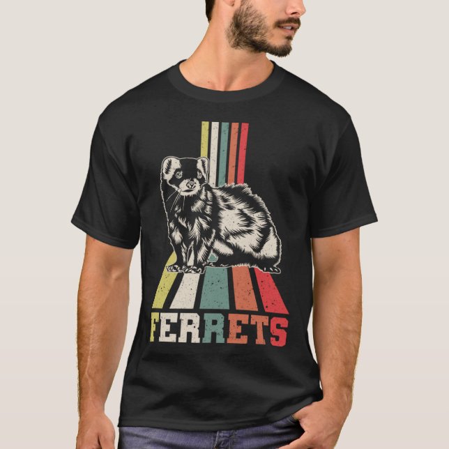 Ferret Ferrets  3 T-Shirt (Vorderseite)