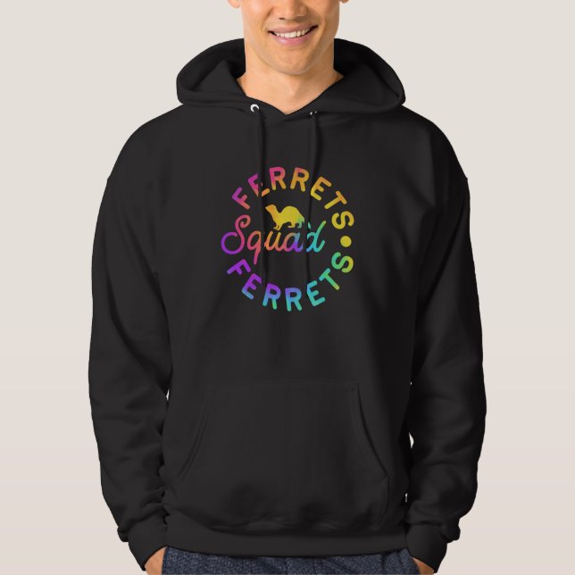 Ferret Ferrets Squad Hoodie (Vorderseite)