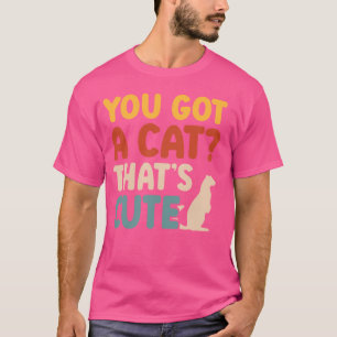 Ferret Mama Ferret Lover Got du eine Katze, die Ni T-Shirt