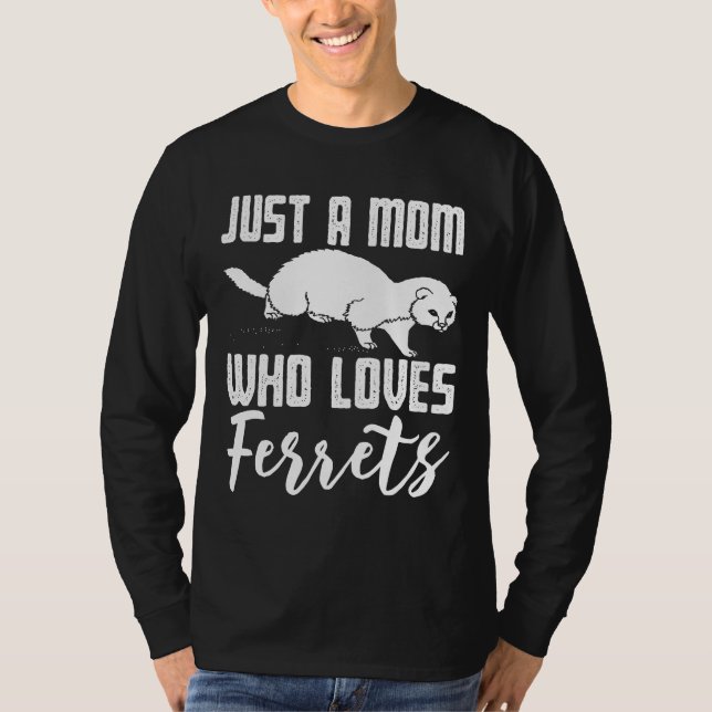 Ferret Mama T-Shirts für Frettchen (Vorderseite)