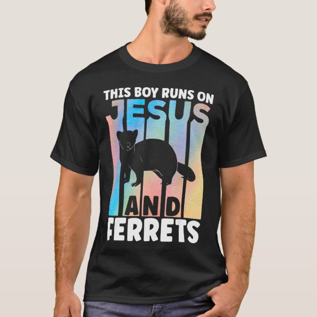 Ferret Outfit for Ferret Lover Apparel for Boys T-Shirt (Vorderseite)