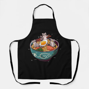 Ferret Ramen Noodles Anime Kawaii Japanisch Otaku Schürze
