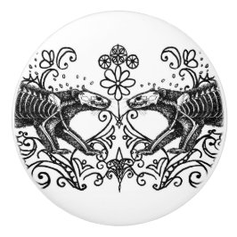 Ferret Stout Badger Otter Anatomy Ceramic Knob Keramikknauf