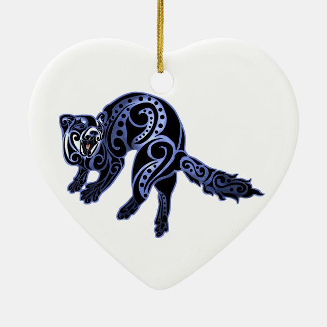 Ferret Trybe: Kriegstanz! Keramik Ornament (Hinten)