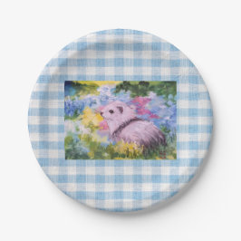 Ferret und Blume Party Papierplatte Pappteller