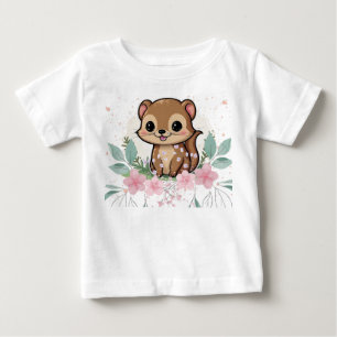 Ferret Vintag Print Baby T-shirt