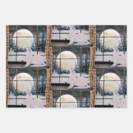 Ferret Weihnachten aus der Original Kunst Geschenkpapier Set