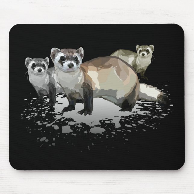 Ferrets Mousepad (Vorne)