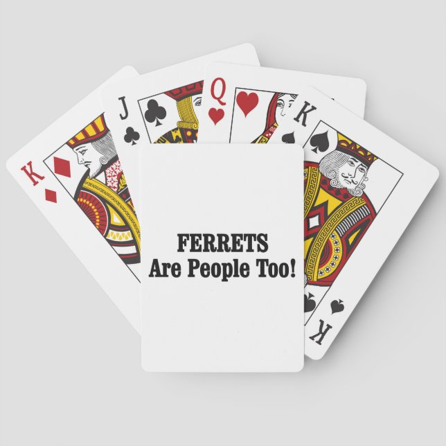 FERRETS sind auch Menschen! Spielkarten (Rückseite)