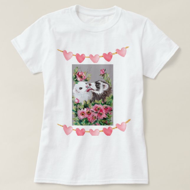 Ferrets valentiner T - Shirt (Design vorne)