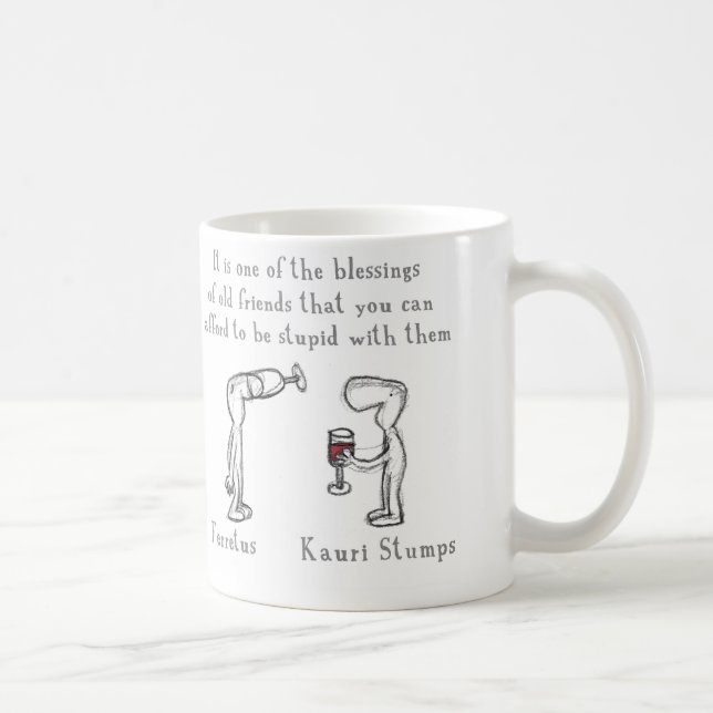Ferretus     Kauri-Stümpfe Kaffeetasse (Rechts)
