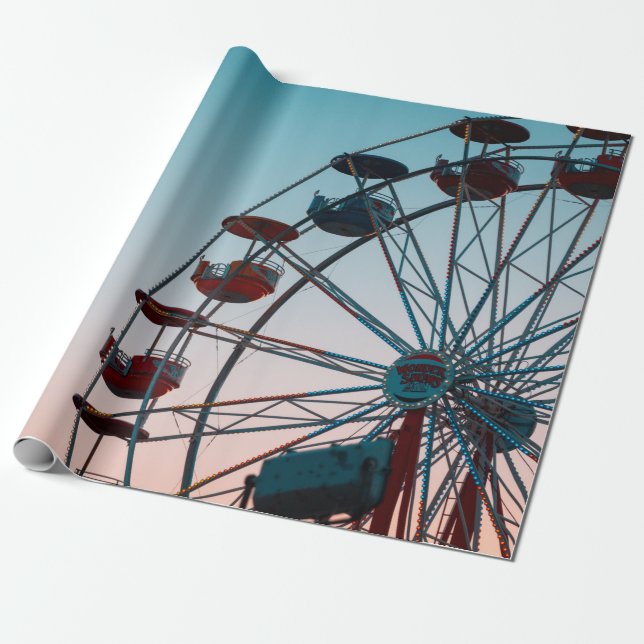 FERRIES WHEEL GESCHENKPAPIER (Ungerollt)