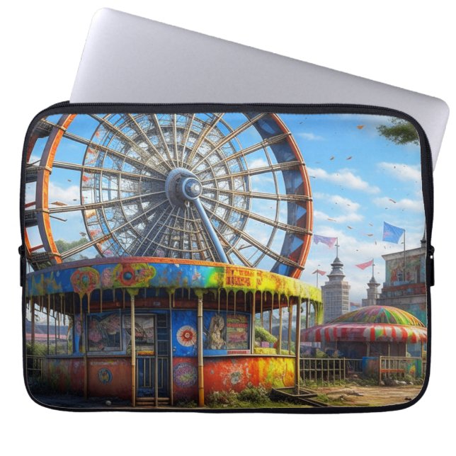 Ferris Wheel Ai art Laptopschutzhülle (Vorderseite)