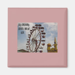 Ferris Wheel am Palace Playland Old Orchard Beach Magnet