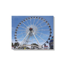FERRIS WHEEL AUF LEINWAND 20 "x 16"