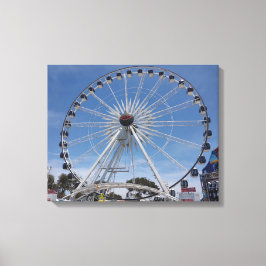 FERRIS WHEEL AUF LEINWAND 20 "x 16"