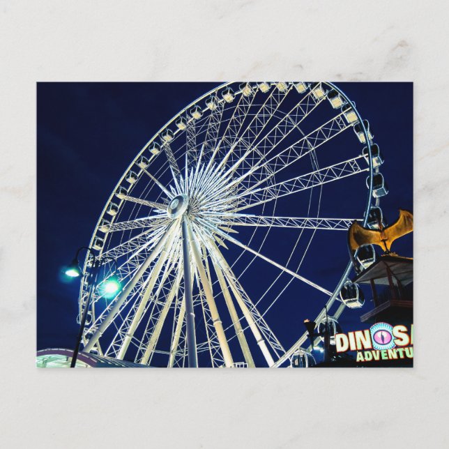 Ferris Wheel bei Niagara Falls Postkarte (Vorderseite)