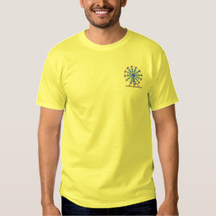Ferris Wheel Besticktes T-Shirt